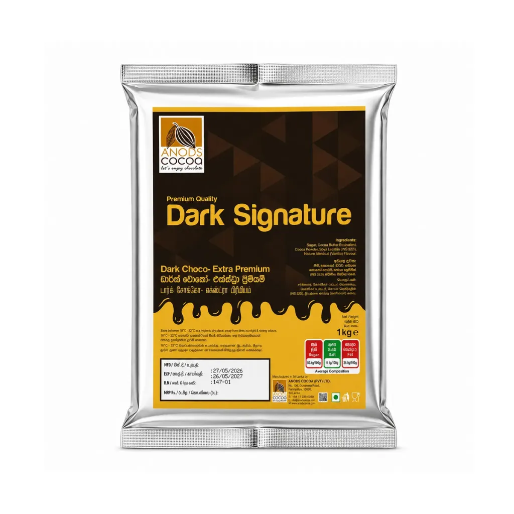 Anods Cocoa Dark Singature Extra Premium 1kg