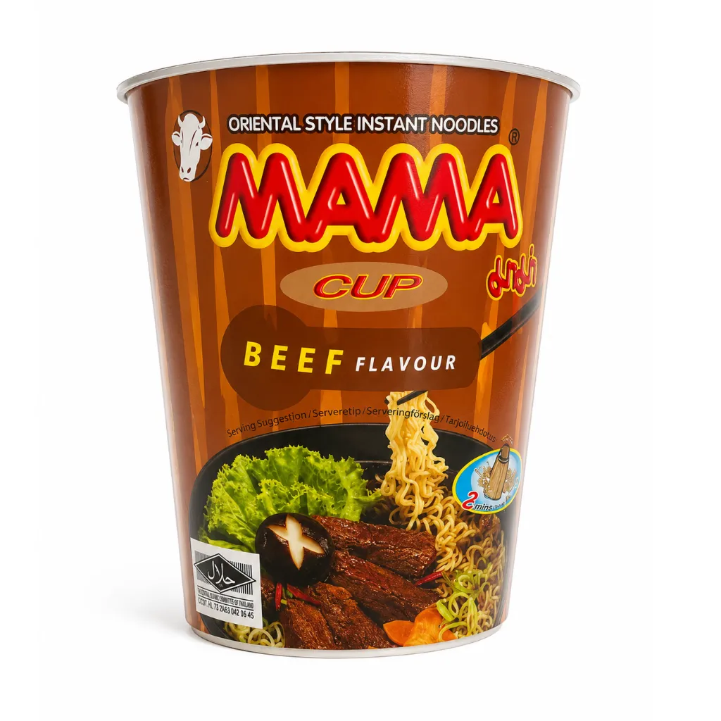 MAMA Instant Noodles Beef Flav Cup 70g