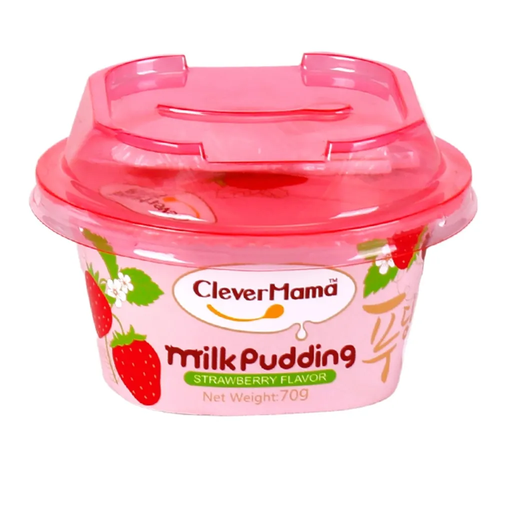 Clever Mama Milk Pudding Strawberry Flav 70g