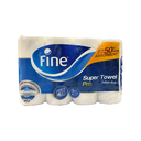 Fine Towel Household Super PRO 60 Sheets 3 Plies (4 Rolls)